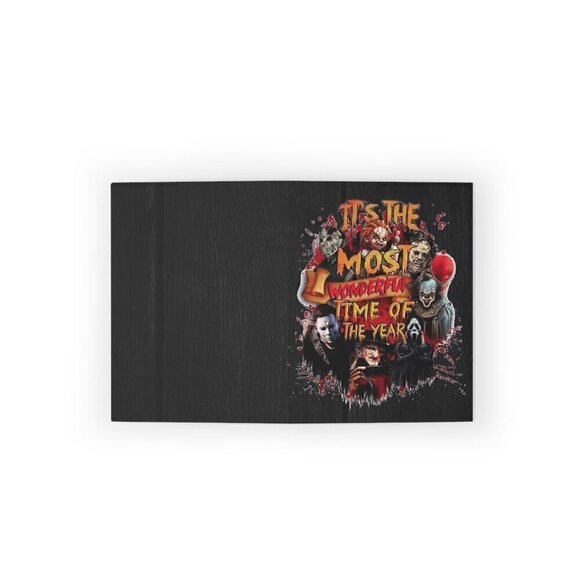Custom Handmade Halloween Party Invitation Cards Black Red 25 Count - Picture 3 of 6